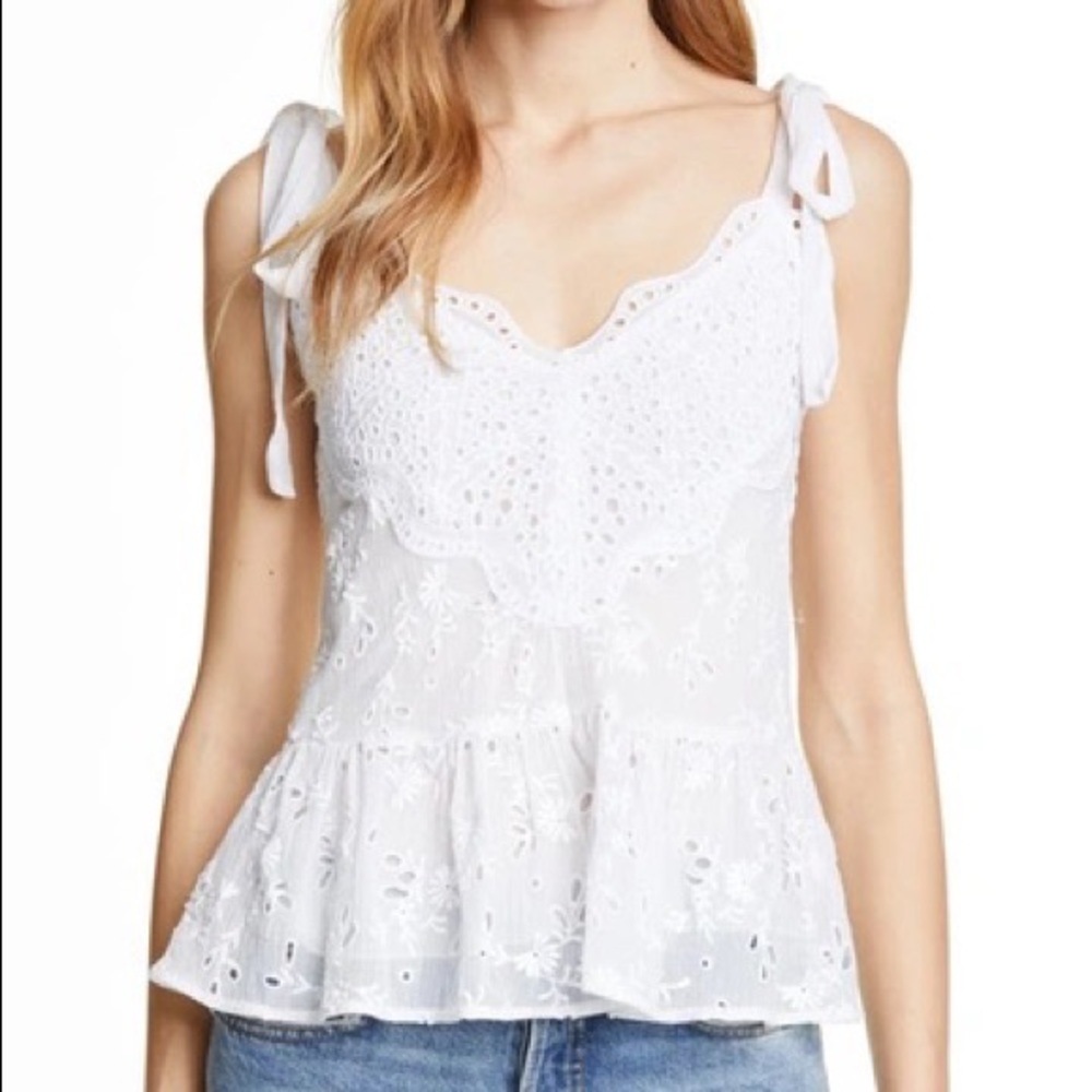 Rebecca Taylor Livy Eyelet Tank